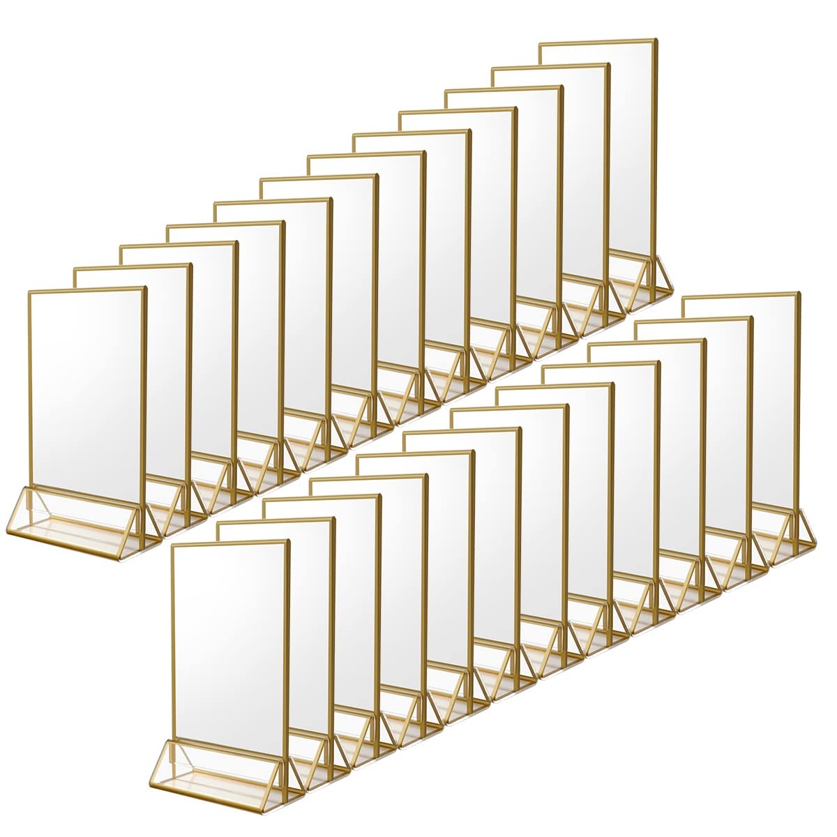 Gold Edge Acrylic Frames